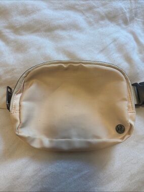 lululemon athletica Cream Belt Bag